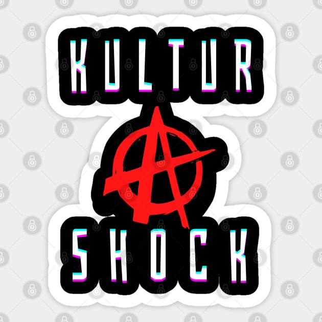 Kultur Shock Sticker by Mrstickers